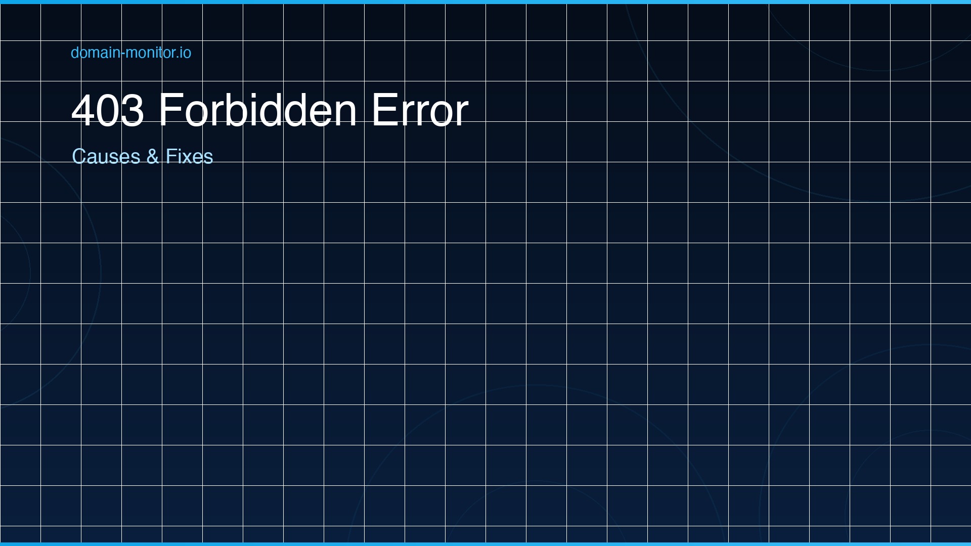 Browser showing a 403 Forbidden HTTP error message