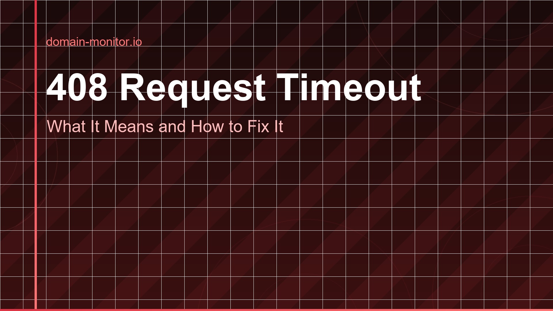 Browser showing a 408 Request Timeout HTTP error