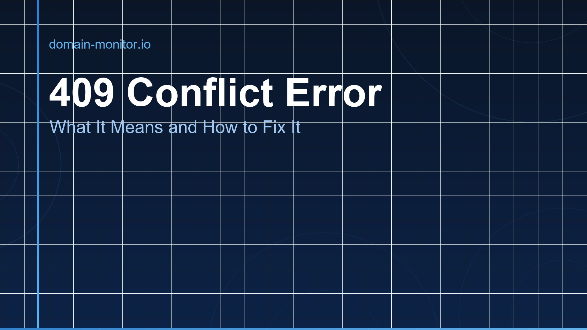 Browser showing a 409 Conflict HTTP error