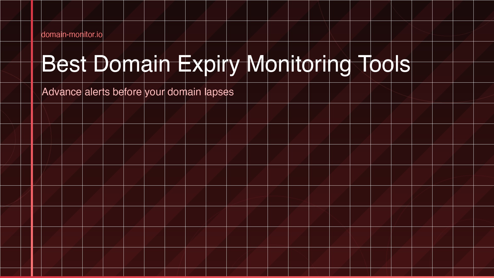 Domain expiry monitoring tools comparison showing expiry date alerts WHOIS tracking and renewal reminder features