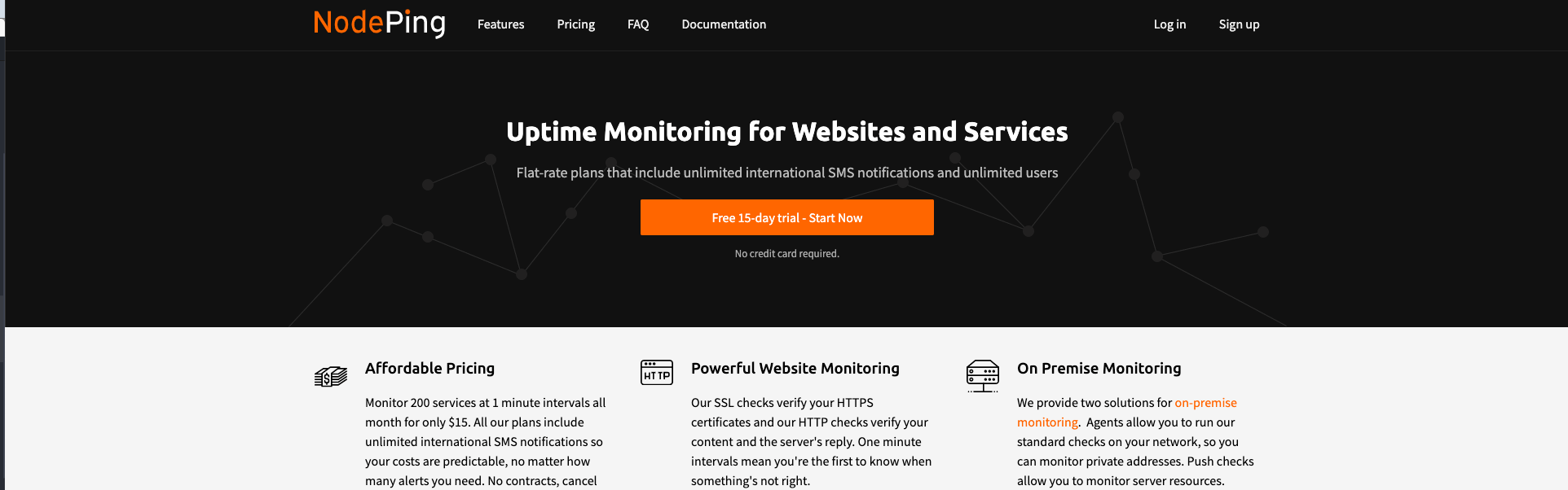 domain monitoring tool - nodeping