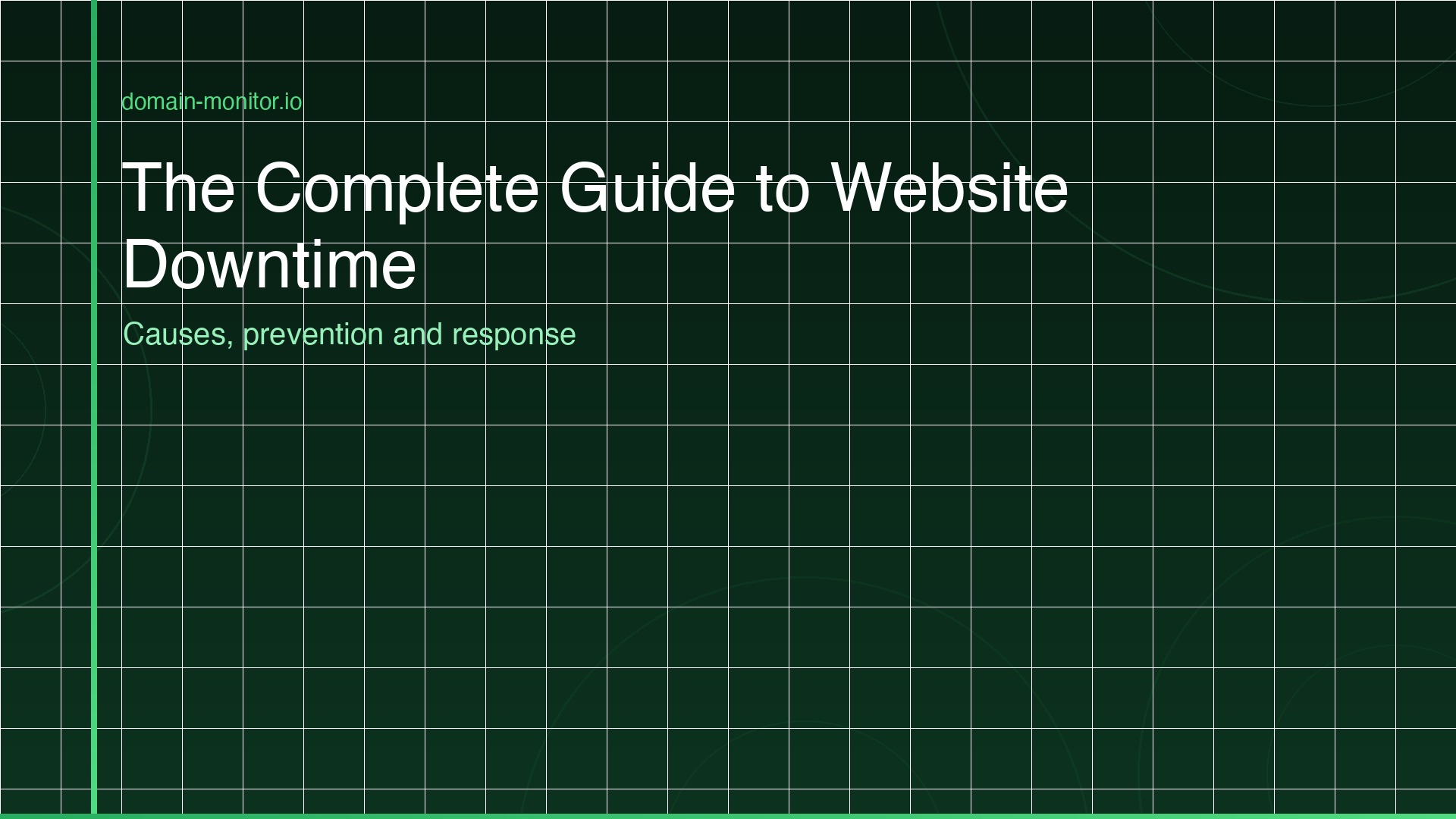Website downtime alert notification on a developer's phone showing red error indicators and response time charts