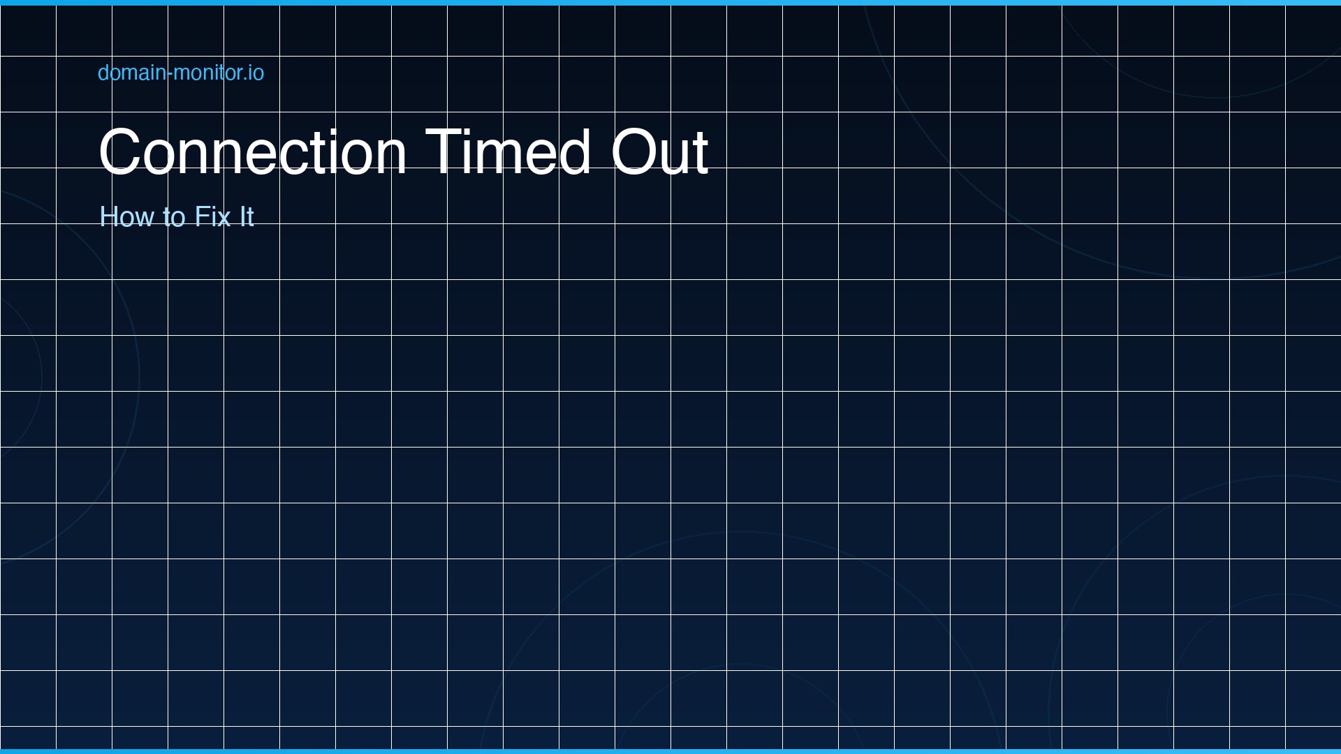 Hourglass icon next to a browser showing connection timed out error