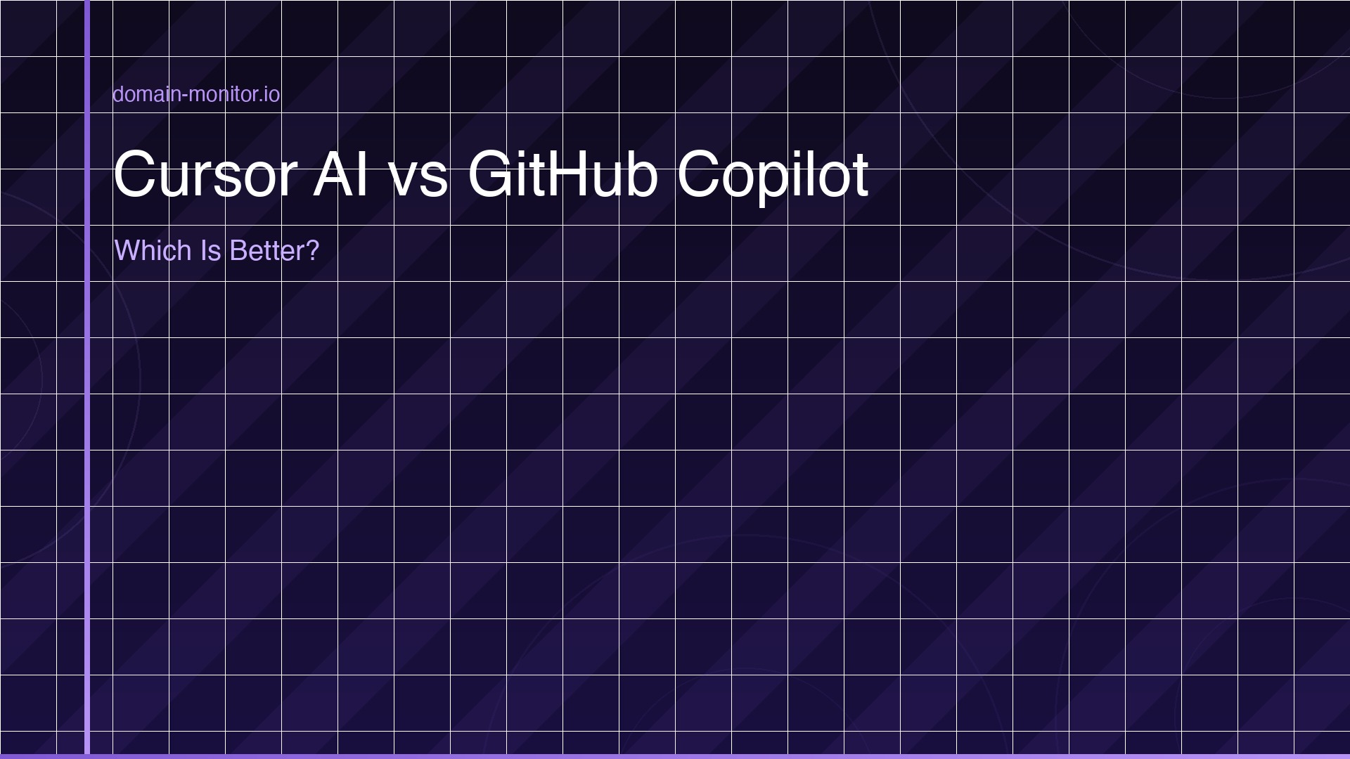Split screen showing Cursor AI editor on the left and GitHub Copilot in VS Code on the right