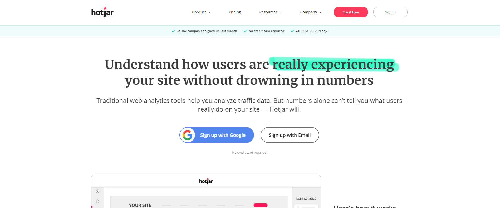 A/B test your website