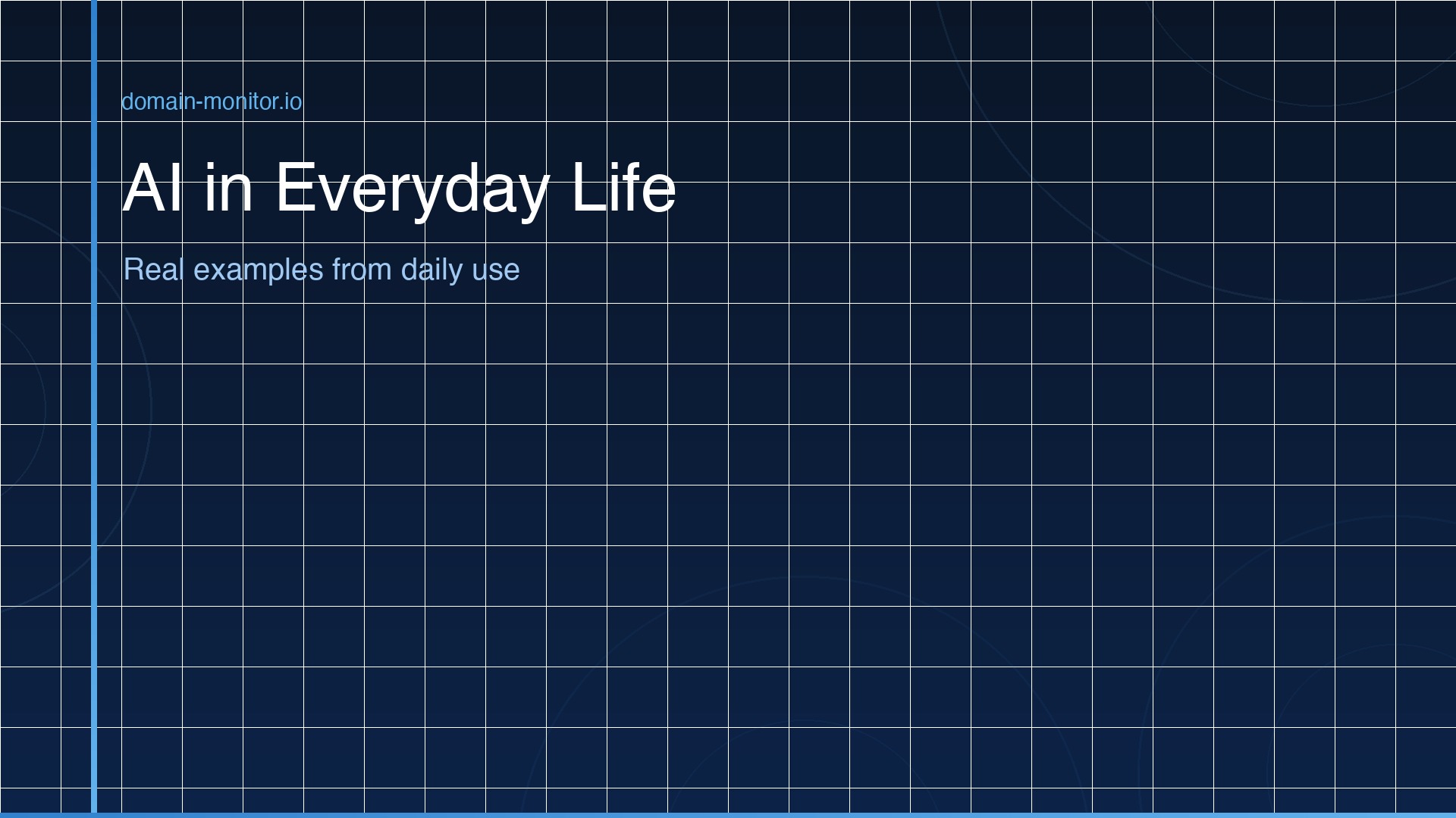 Everyday devices and apps on a desk showing AI integration — smartphone, laptop, smart speaker and streaming app