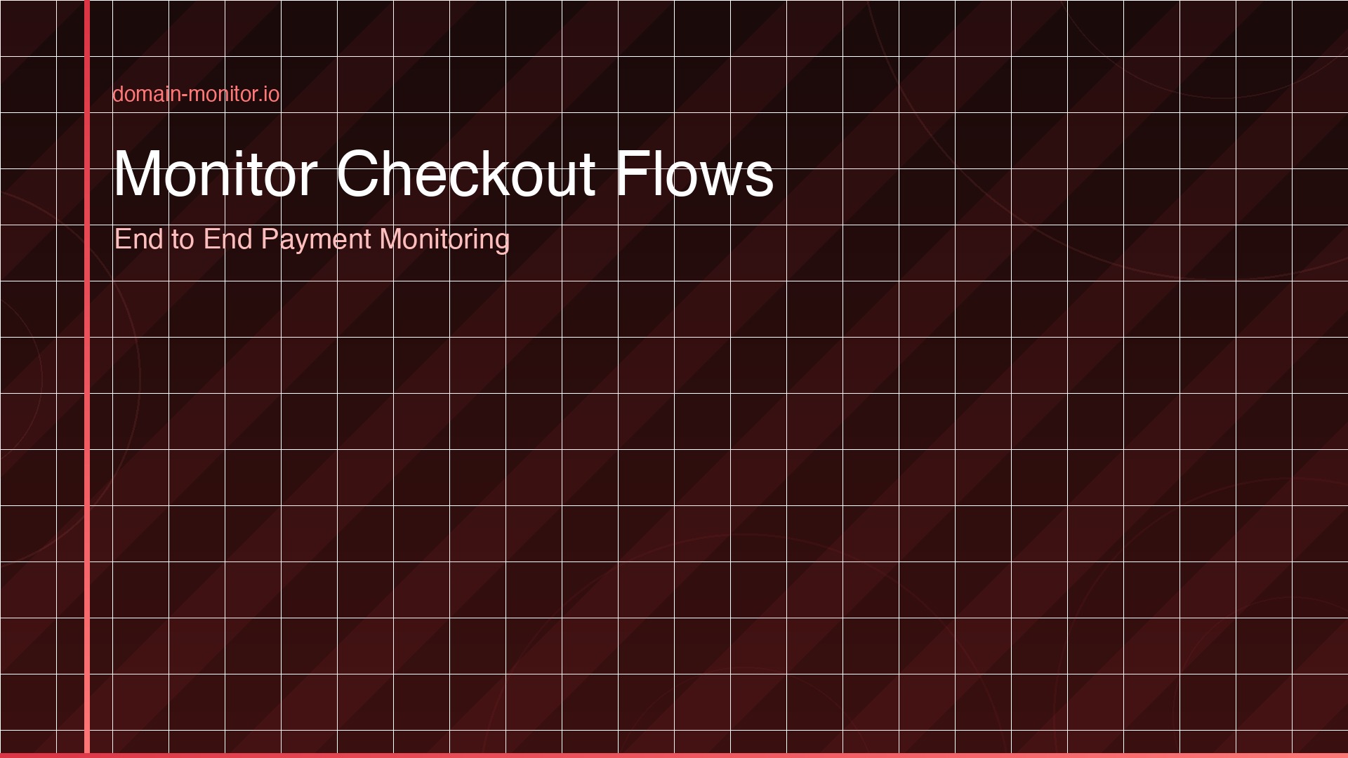 E-commerce checkout flow monitoring dashboard showing payment gateway connectivity, cart endpoint status and order creation health check
