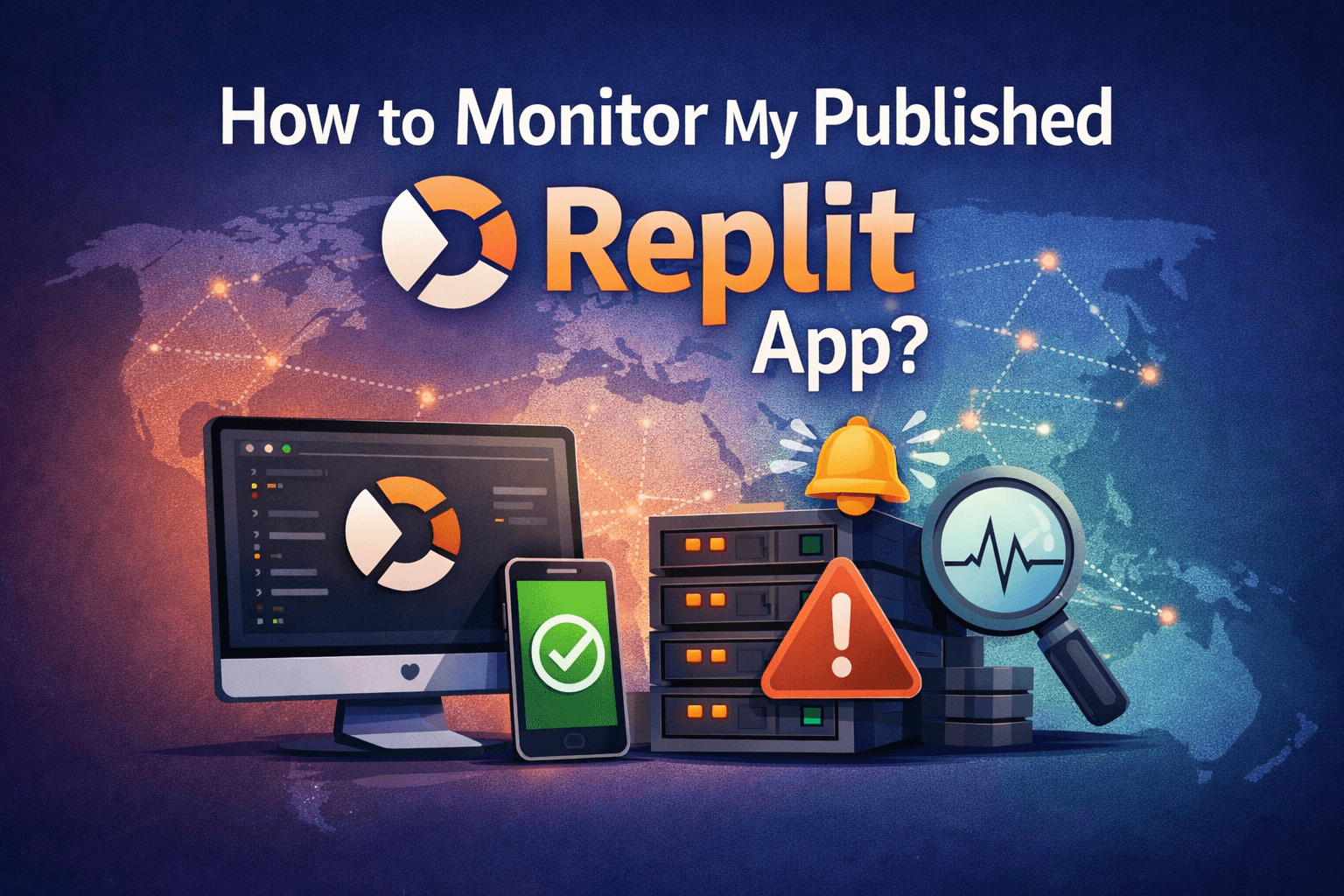 How to Monitor my Published Replit App