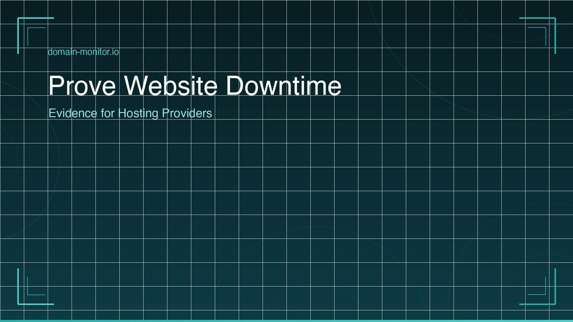 Screenshot of monitoring logs showing downtime timestamps, HTTP error codes and response times used as evidence for hosting provider dispute