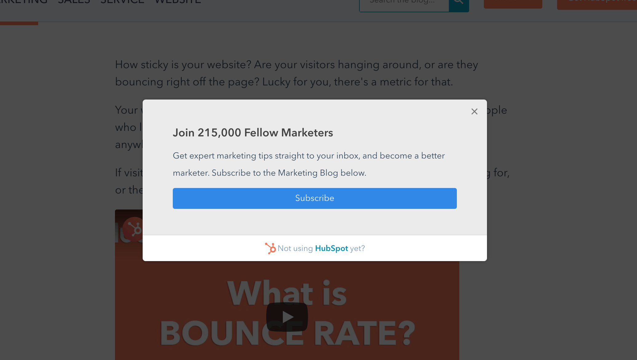 annoying popups