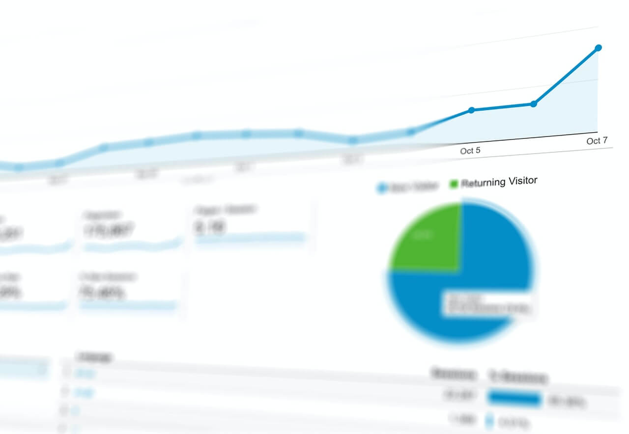 website monitoring and business profit graphs