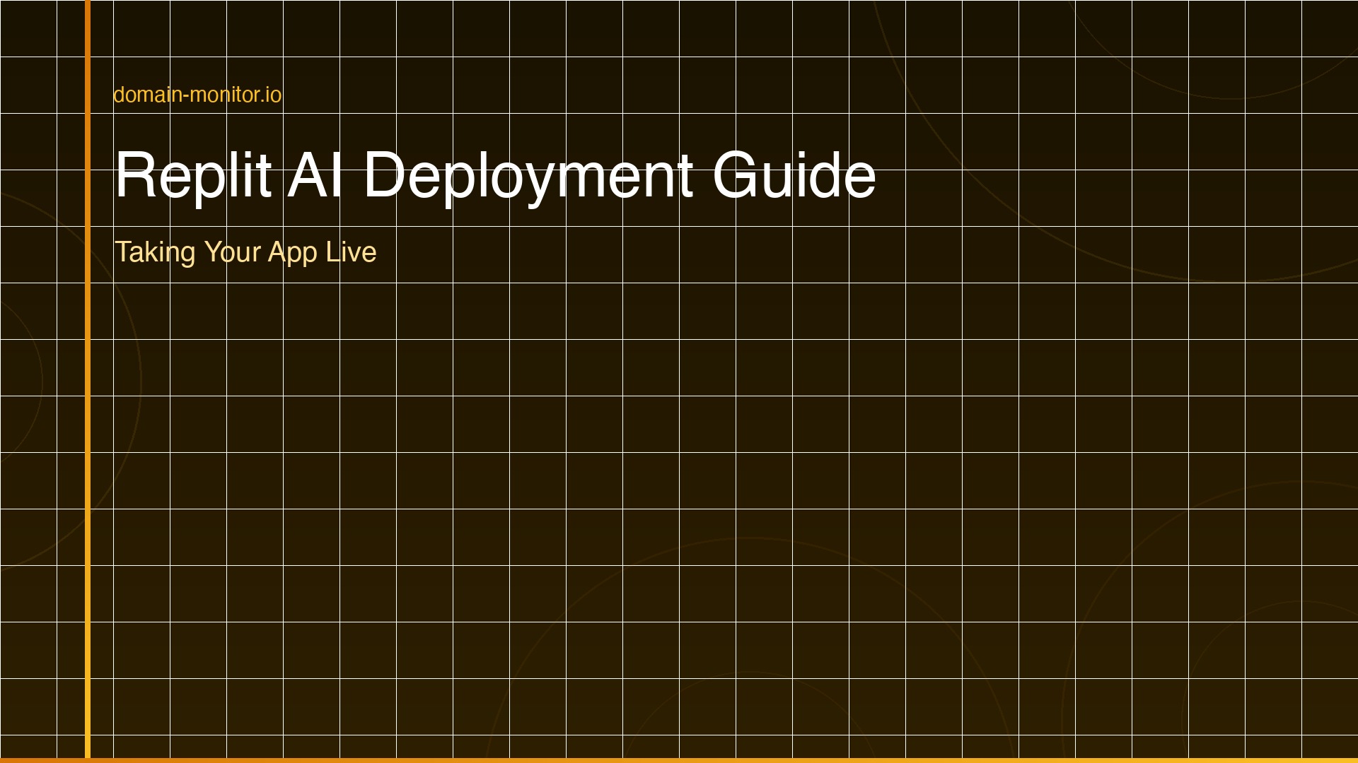Replit deployment dashboard showing a live deployed app with green status indicator