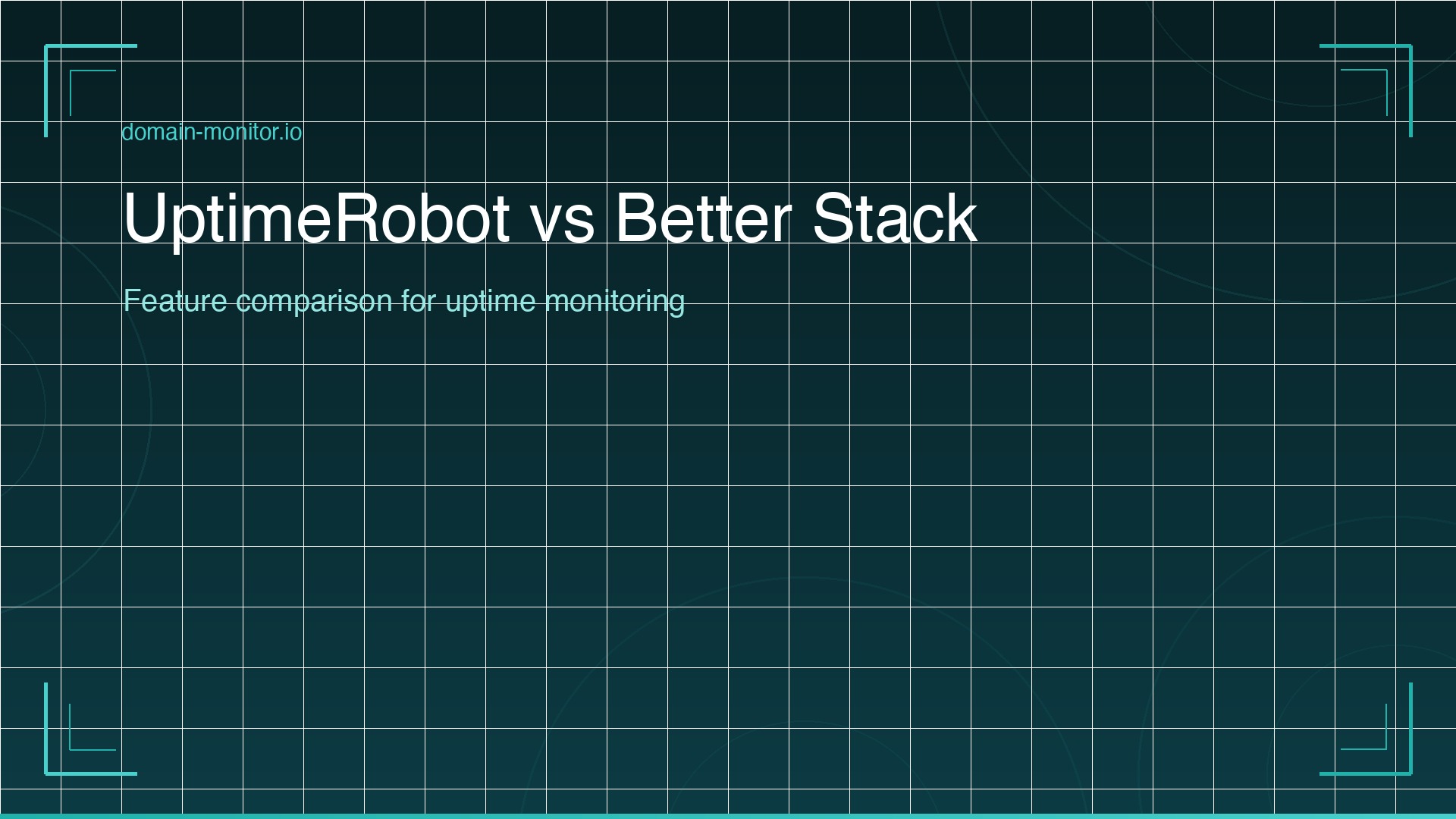 UptimeRobot vs Better Stack comparison showing uptime monitoring features pricing status pages and alerting differences