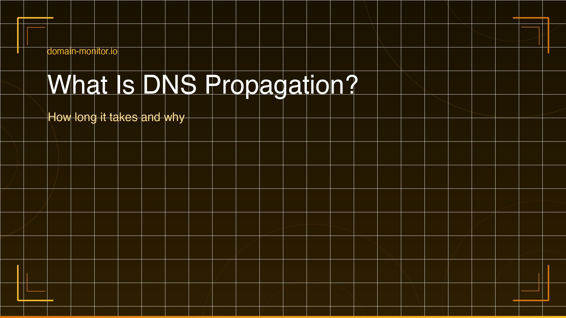 World map with DNS propagation status showing different resolvers updating at different times with coloured indicators