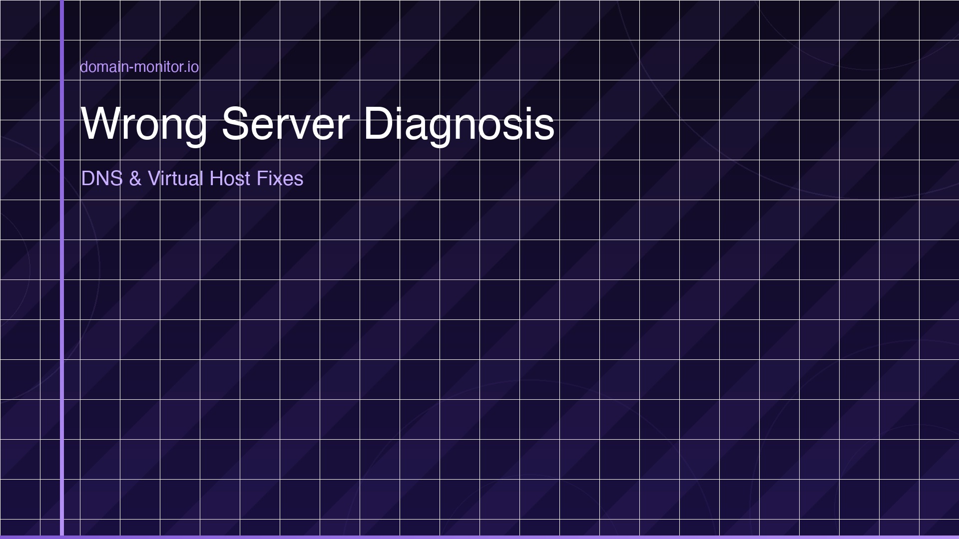 DNS diagnostic output showing A record pointing to old IP address alongside correct server IP and propagation status